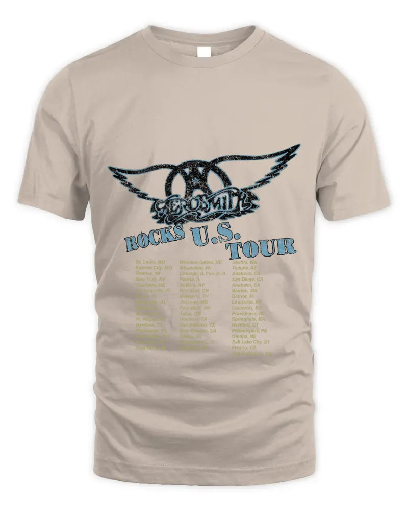 Aerosmith 1976-77 Rocks U.S. Tour Washed Shirt