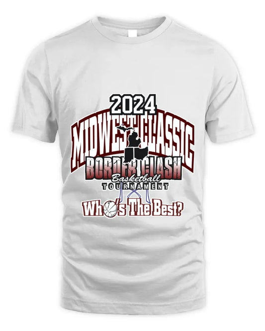 2024 Midwest Classic Border Clash Basketball Tournament Whoâs The Best Logo Hoodie