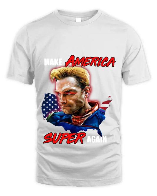 2024 Homelander The Boys Make America Super Again Fan Navy