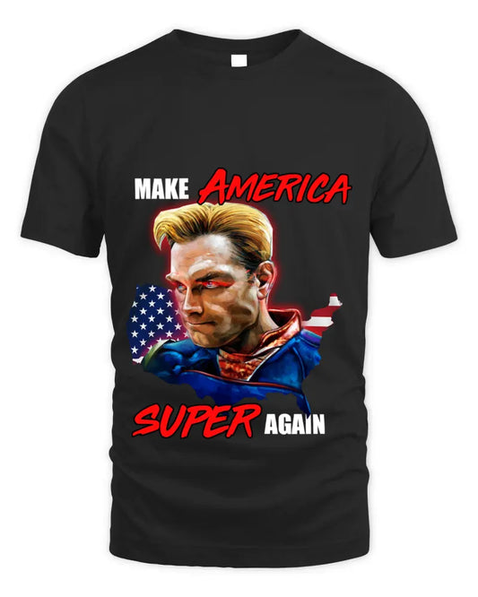 2024 Homelander The Boys Make America Super Again Fan Navy