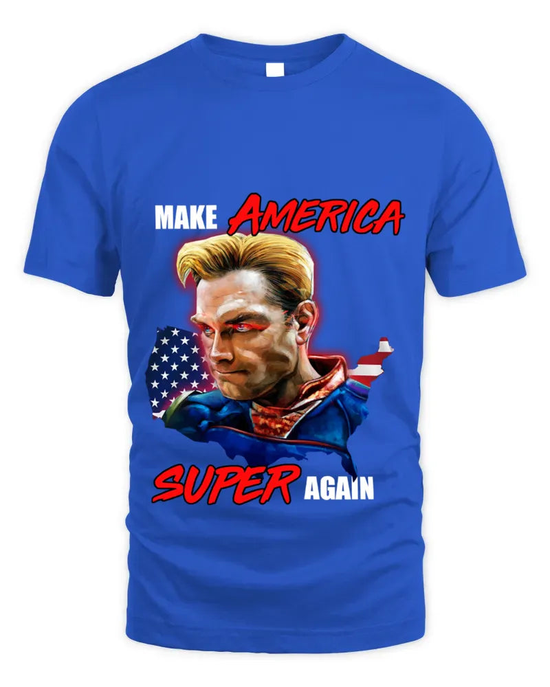 2024 Homelander The Boys Make America Super Again Fan Navy
